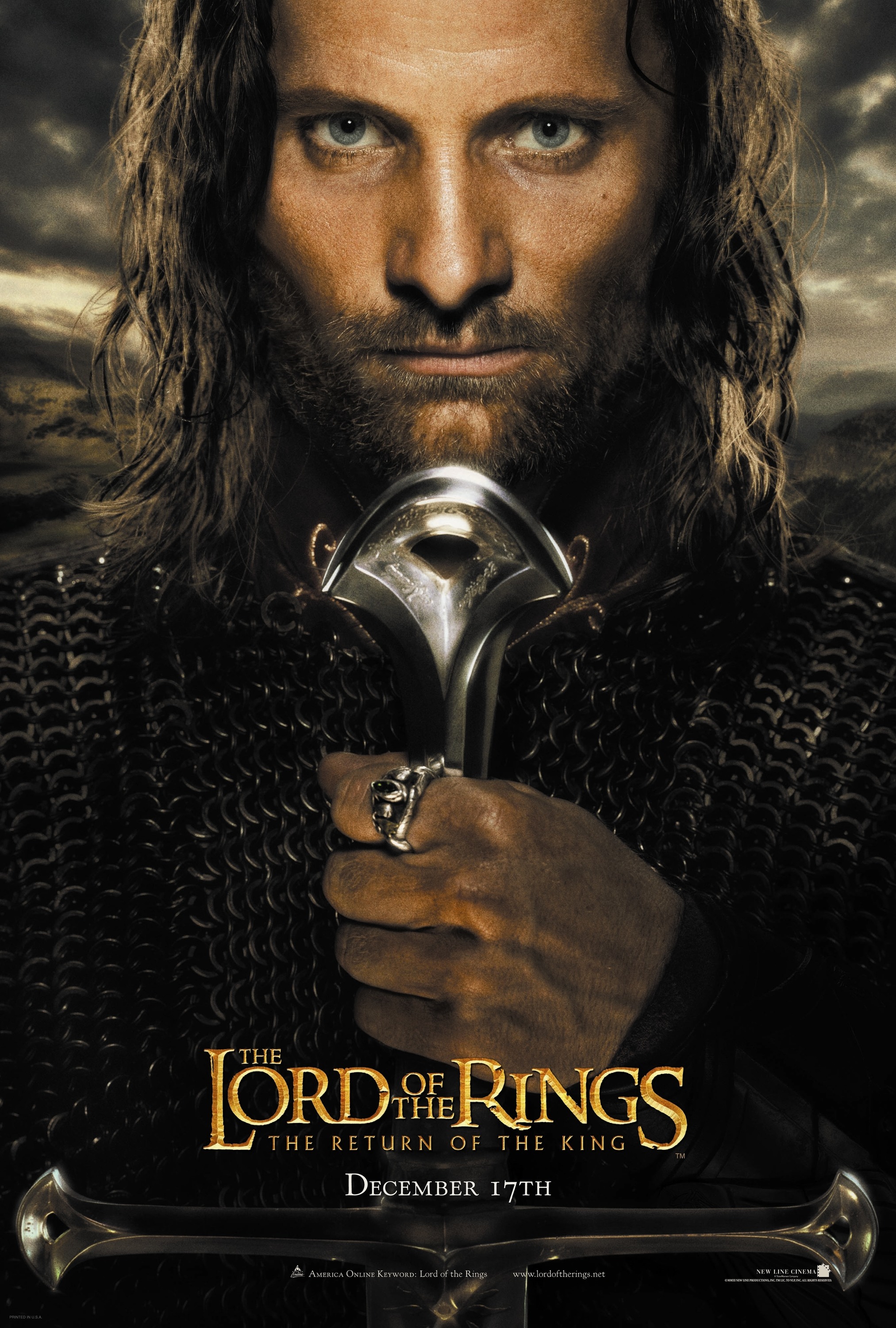 Lord of the rings movie poster